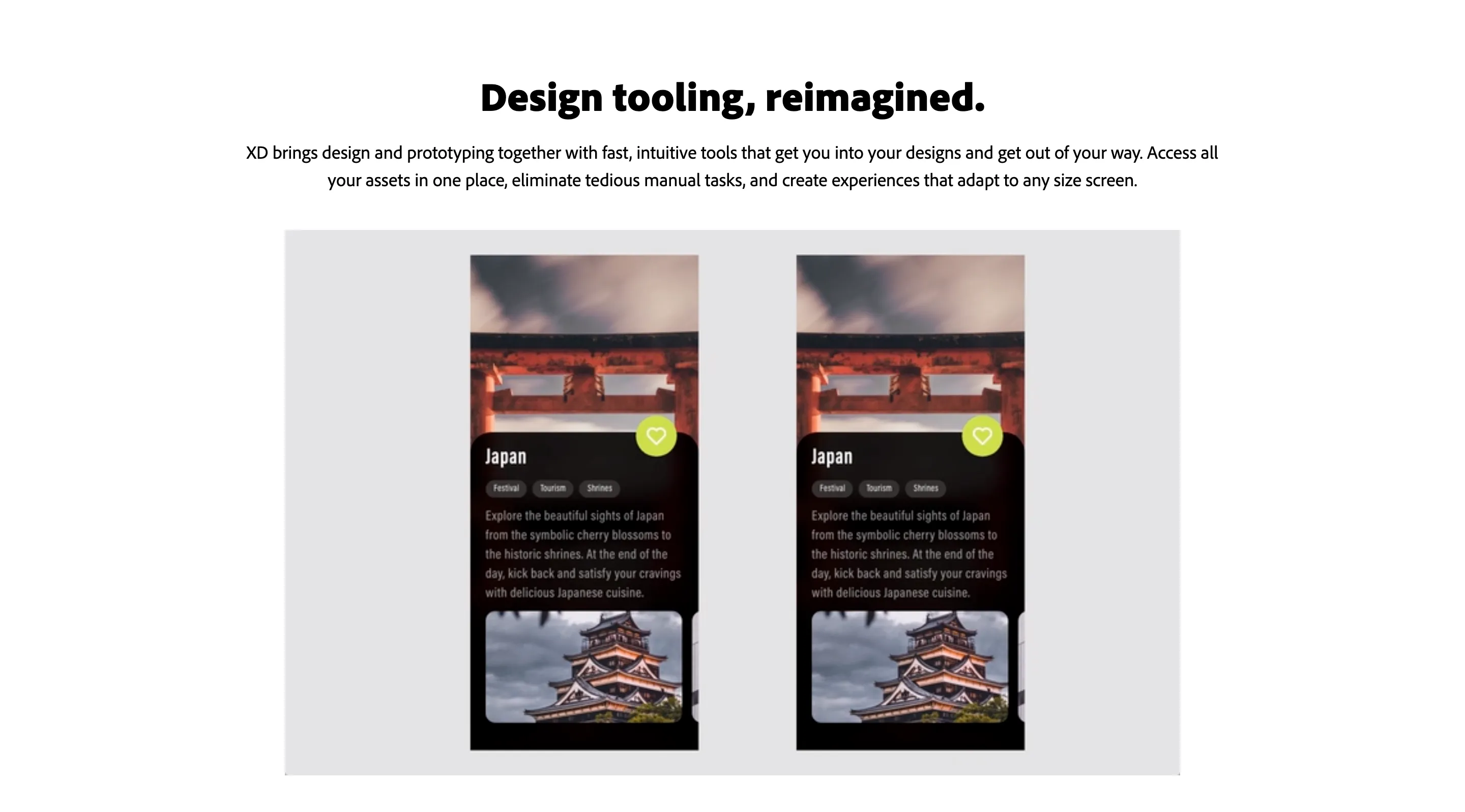 adobe xd mockup and ui ux design tool