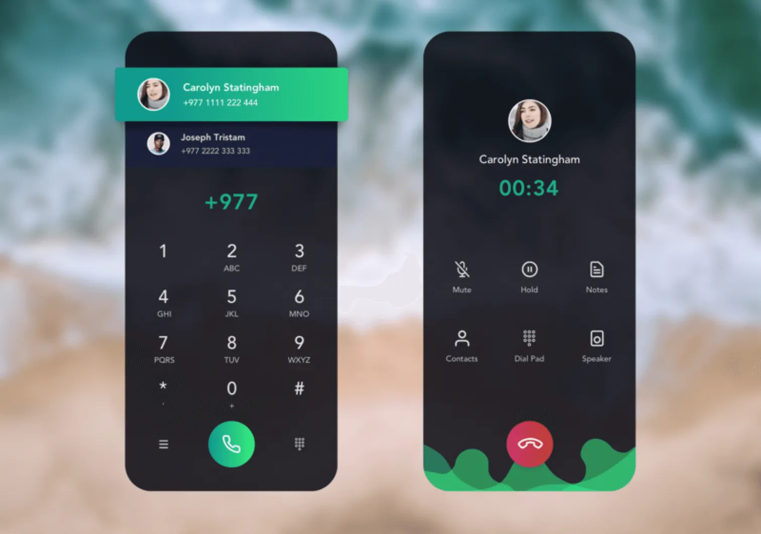 chunking in phone number example for UI
