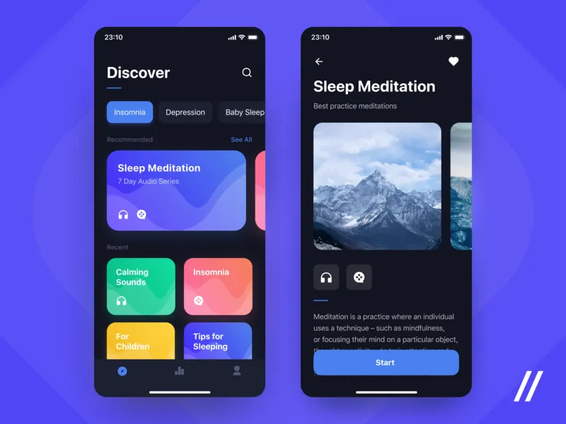 Sleep App UI