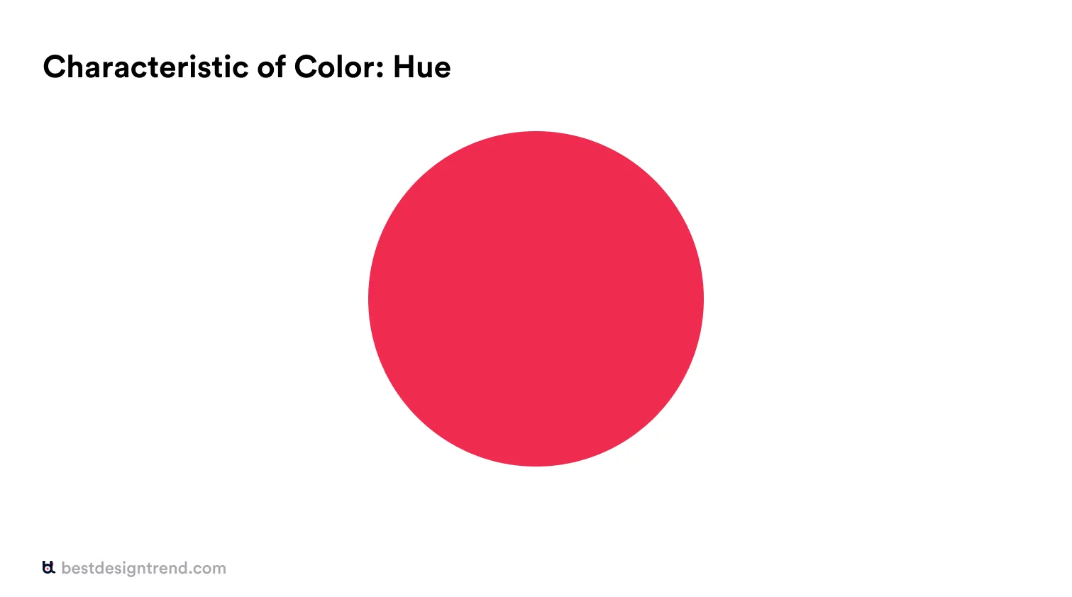 characteristic of color: hue