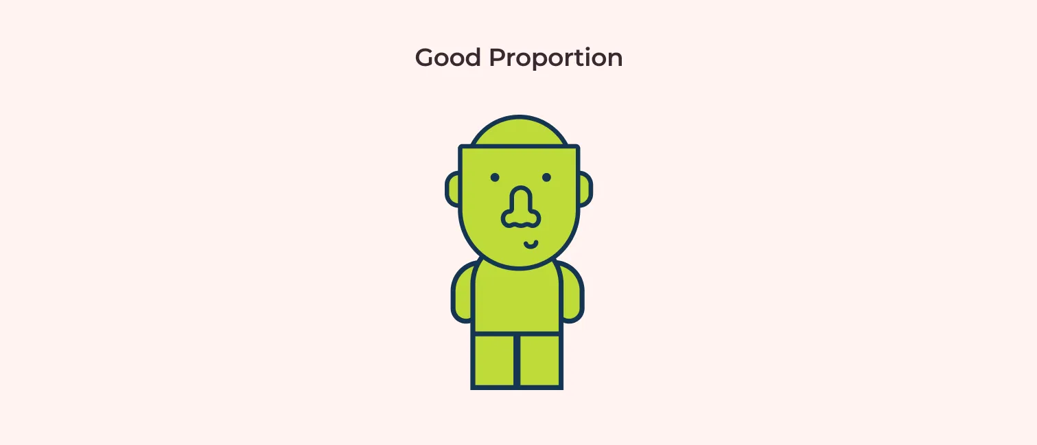 Example of good proportion in design