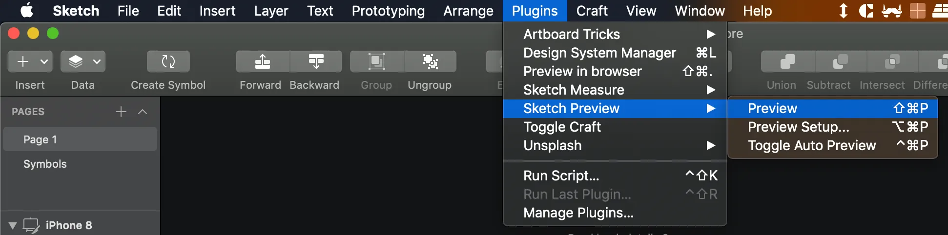 How to download Sketch preview using github