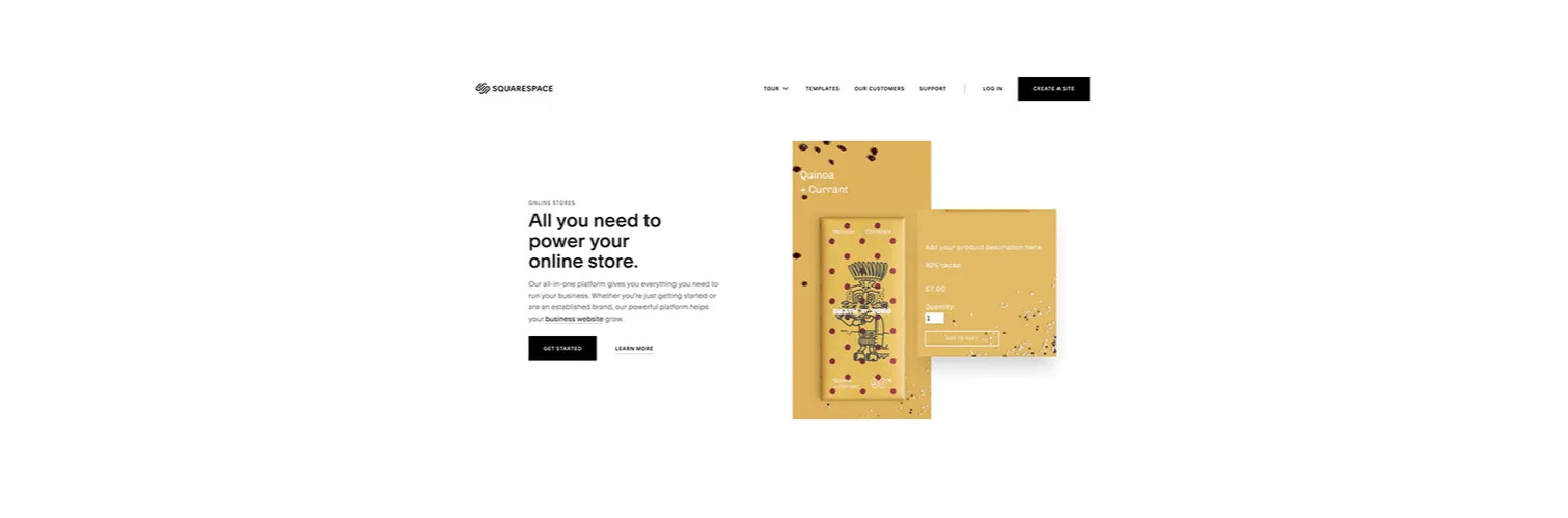 Squarespace whitespace
